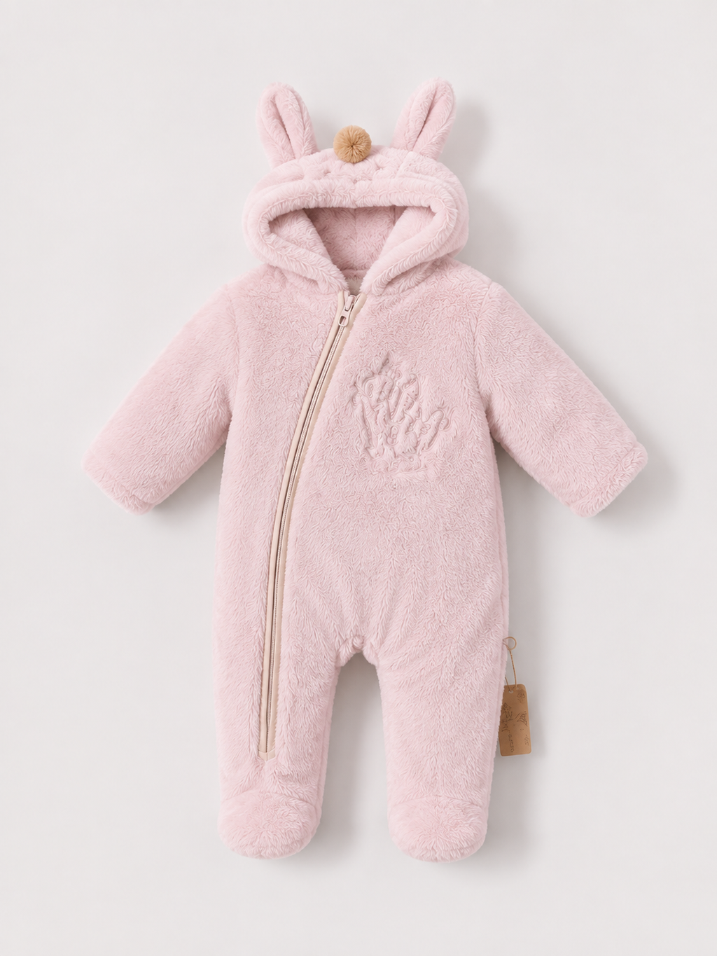 أفرول شتوي فرو للأطفال | Winter Fur Baby Romper